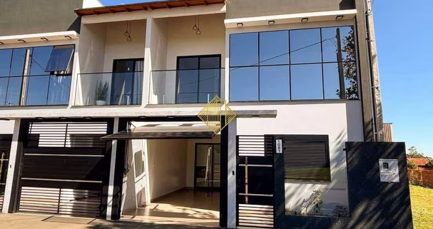 Sobrado à venda, 2 quartos, 1 suíte, 1 vaga, Jardim Coopagro - Toledo/PR