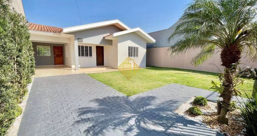 CASA COM 1 SUÍTE E DOIS QUARTOS PARA VENDA NO JARDIM GISELA EM TOLEDO - PARANÁ
