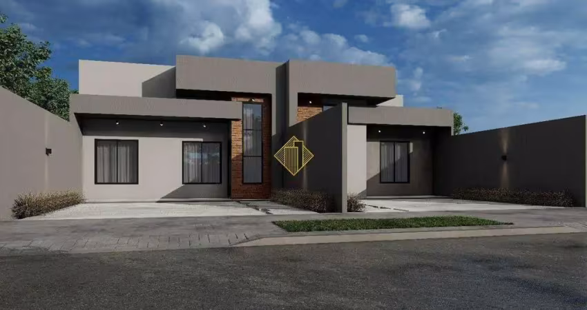 Casa à venda, 2 quartos, 1 suíte, 2 vagas, paraíso tropical - cascavel/pr