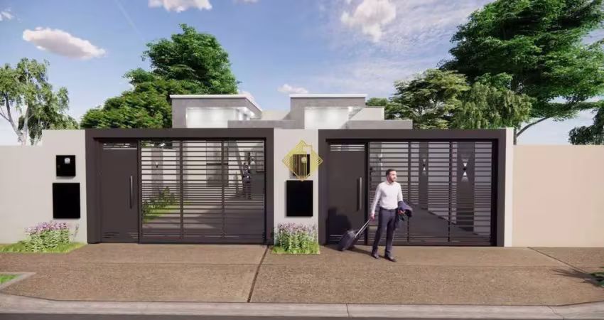 **casa com suíte e 02 quartos loteamento gualtieri**