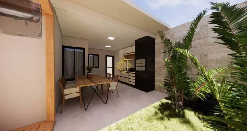 Casa térrea nova bairro neva com 2 suítes + 1 quarto