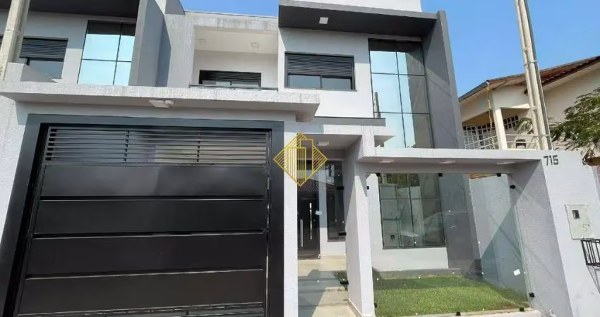 Sobrado à venda, 1 suíte e 2 quartos, jardim pancera - toledo/pr