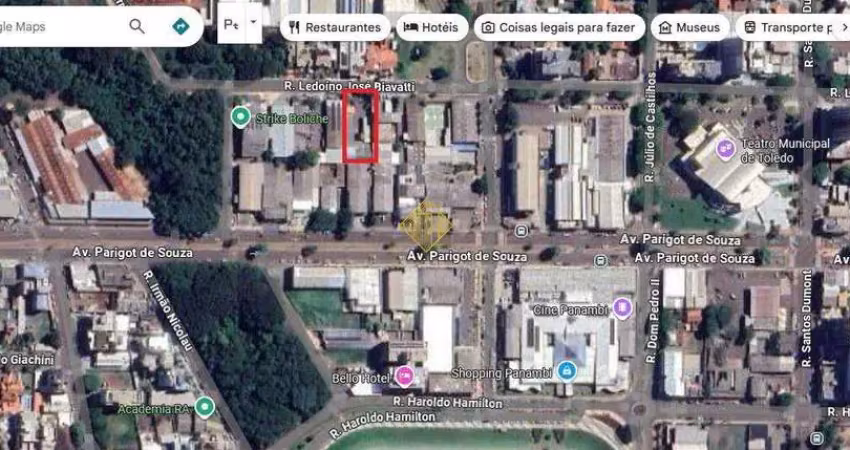 Terreno na villa industrial proximo ao lago municipal toledo parana