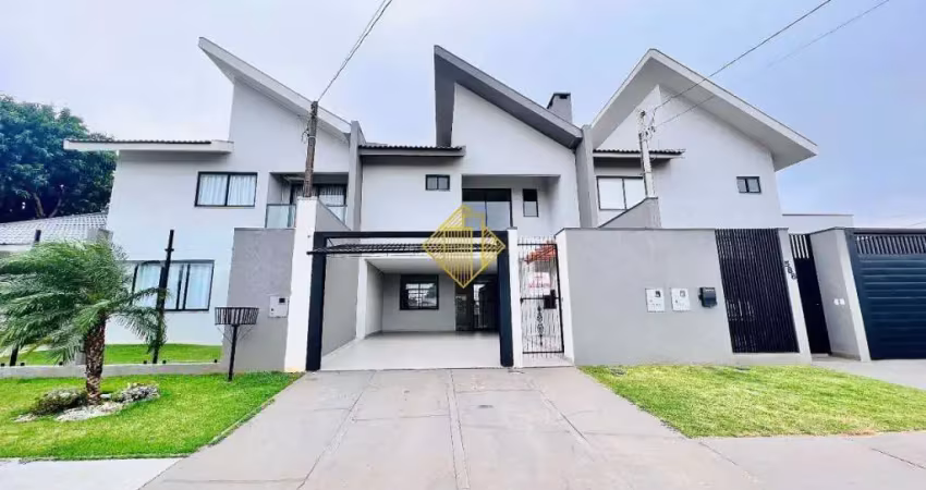 Sobrado à venda, 3 quartos, 1 suíte, 2 vagas, jardim gisela - toledo/pr