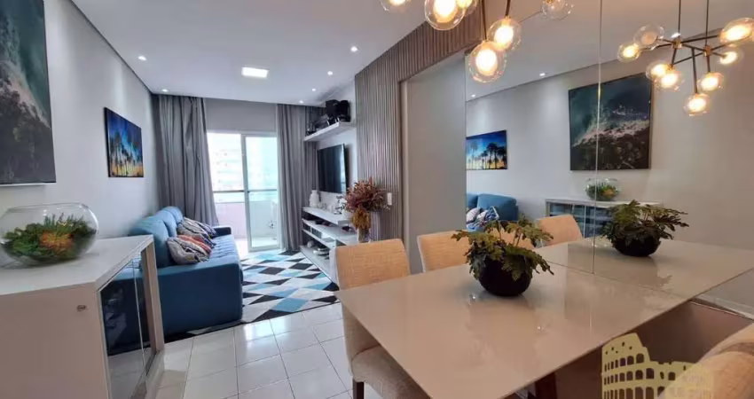 Apartamento com 2 dormitórios à venda, 61 m² por r$ 440.000,00 - vila assunção - praia grande/sp