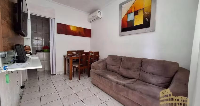 Apartamento com 1 dormitório à venda, 35 m² por r$ 255.000,00 - canto do forte - praia grande/sp