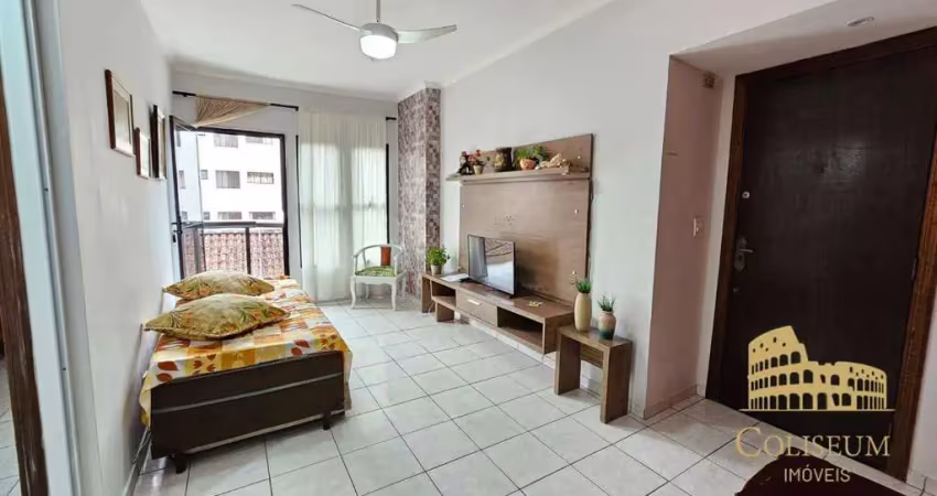 Apartamento com 1 dormitório à venda, 58 m² por r$ 310.000,00 - vila assunção - praia grande/sp