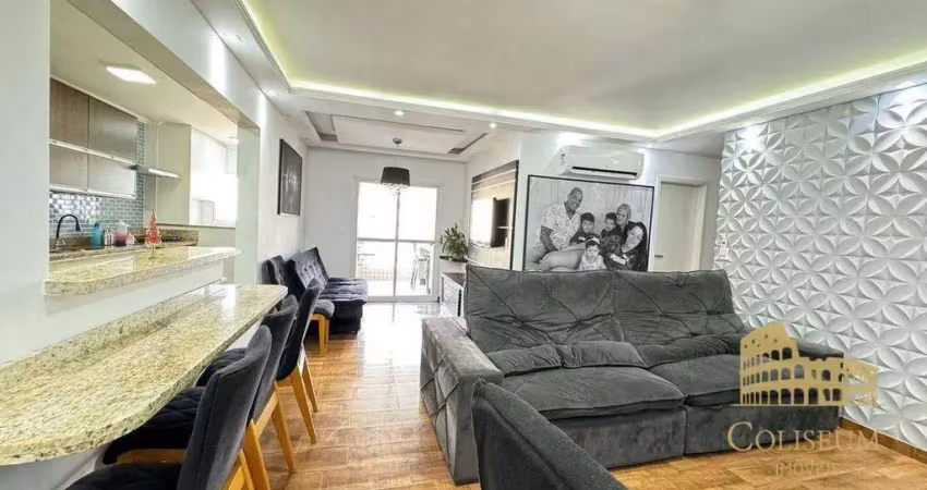 Apartamento com 2 dormitórios à venda, 100 m² por r$ 750.000,00 - vila guilhermina - praia grande/sp