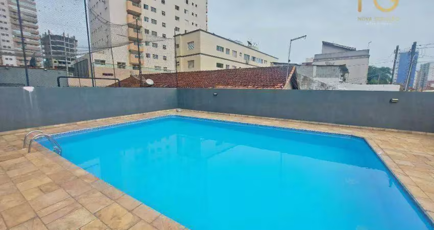 Apartamento com 1 dormitório à venda, 67 m² por r$ 300.000,00 - aviação - praia grande/sp