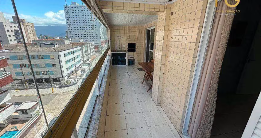 Apartamento com 3 dormitórios à venda, 152 m² por r$ 585.000,00 - ocian - praia grande/sp