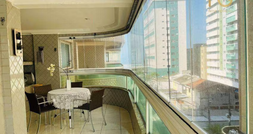 Apartamento com 2 dormitórios à venda, 123 m² por R$ 580.000,00 - Tupi - Praia Grande/SP