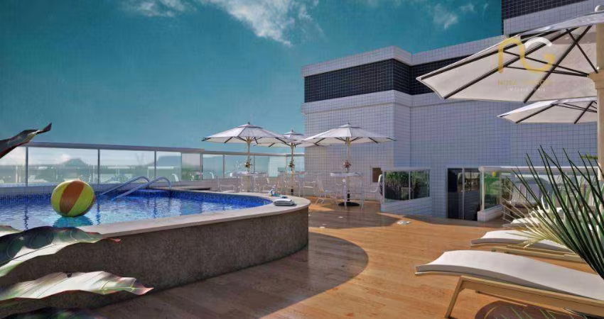 Apartamento com 2 dormitórios à venda, 81 m² por R$ 644.080,00 - Mirim - Praia Grande/SP