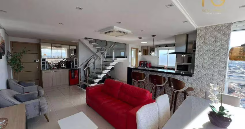 Cobertura à venda, 143 m² por r$ 1.490.000,00 - vilamar - praia grande/sp
