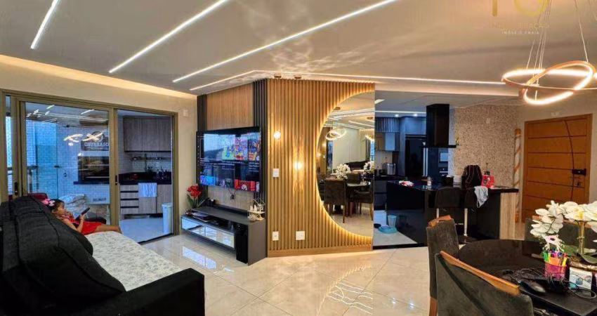 Apartamento com 2 dormitórios à venda, 101 m² por R$ 1.150.000,00 - Canto do Forte - Praia Grande/SP