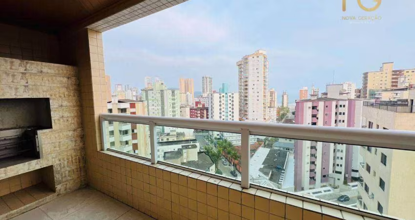 Apartamento com 2 dormitórios à venda, 65 m² por R$ 535.000,00 - Vila Guilhermina - Praia Grande/SP