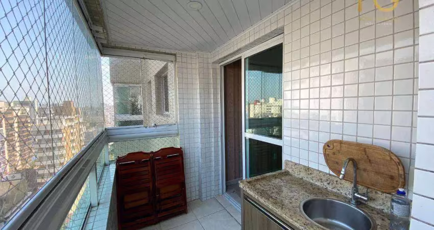 Apartamento à venda, 116 m² por r$ 1.000.000,00 - vila guilhermina - praia grande/sp