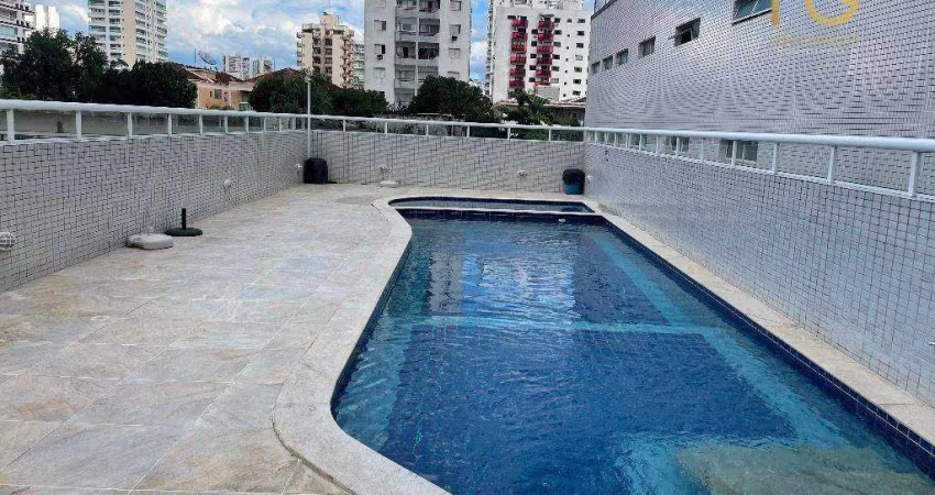 Apartamento com 1 dormitório à venda, 55 m² por R$ 380.000,00 - Canto do Forte - Praia Grande/SP