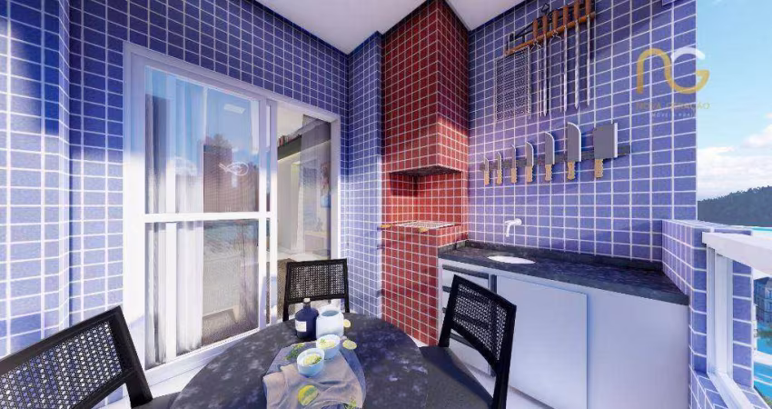 Apartamento com 2 dormitórios à venda, 66 m² por R$ 488.770,00 - Vila Guilhermina - Praia Grande/SP