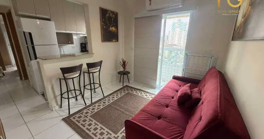 Flat com 1 dormitório à venda, 40 m² por r$ 310.000,00 - boqueirão - praia grande/sp