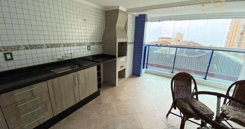Apartamento com 3 dormitórios à venda, 160 m² por r$ 950.000,00 - boqueirão - praia grande/sp