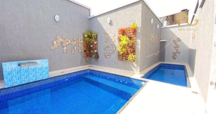 Sobrado com 2 dormitórios à venda, 54 m² por R$ 330.000,00 - Balneário Pires - Praia Grande/SP