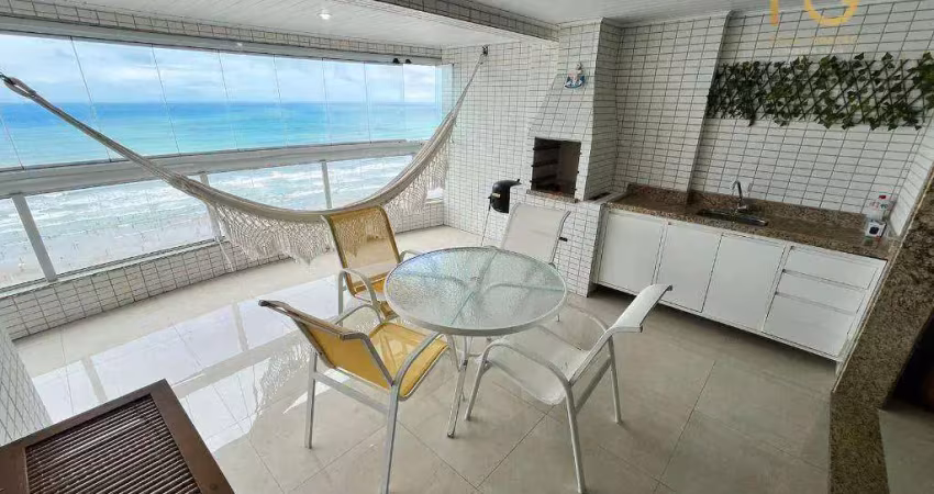 Apartamento com 4 dormitórios à venda, 173 m² por r$ 1.350.000,00 - aviação - praia grande/sp
