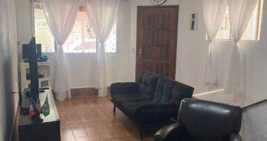 Sobrado com 3 dormitórios à venda, 118 m² por R$ 750.000,00 - Canto do Forte - Praia Grande/SP