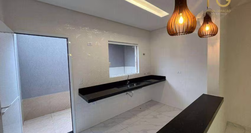 Casa com 2 dormitórios à venda, 55 m² por R$ 318.000,00 - Ocian - Praia Grande/SP