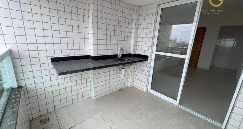 Apartamento com 2 dormitórios à venda, 60 m² por R$ 404.000,00 - Vila Assunção - Praia Grande/SP