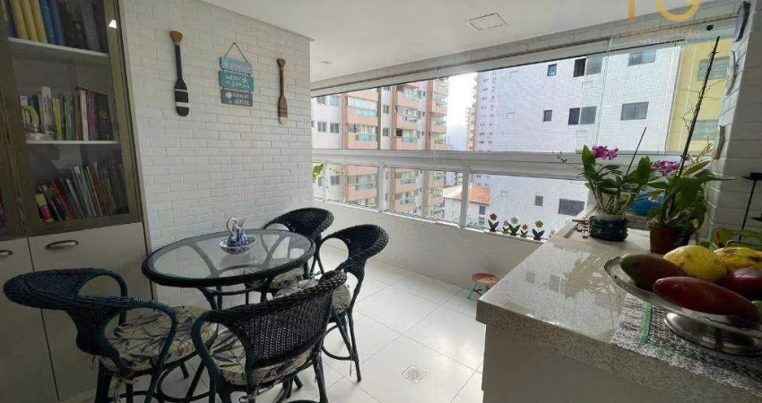 Apartamento com 2 dormitórios à venda, 103 m² por R$ 680.000,00 - Aviação - Praia Grande/SP