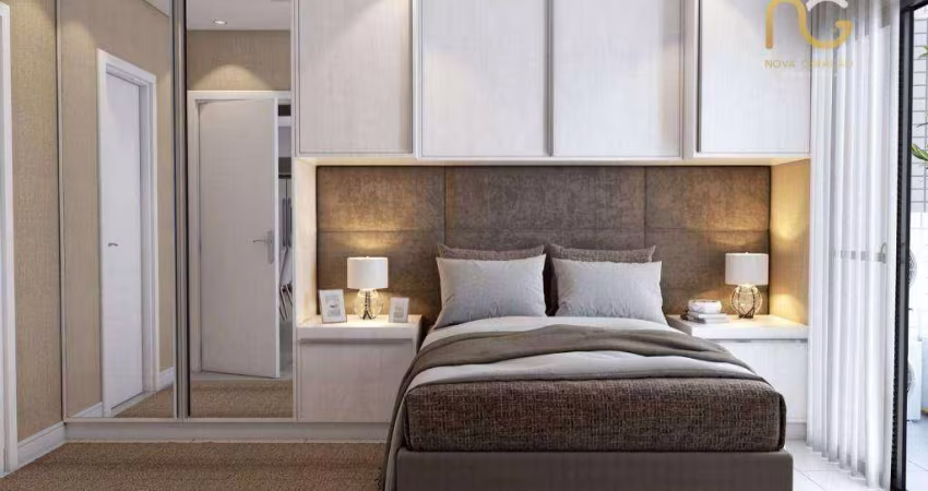 Apartamento com 2 dormitórios à venda, 75 m² por R$ 572.806,54 - Aviação - Praia Grande/SP