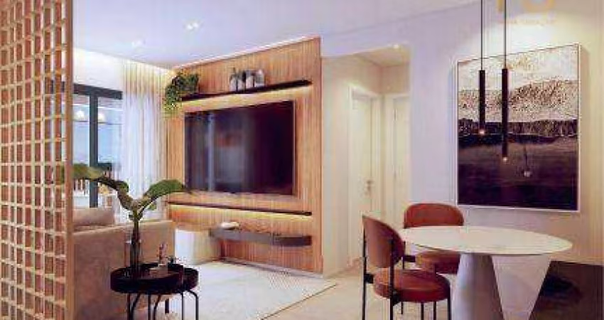 Apartamento com 2 dormitórios à venda, 74 m² por R$ 637.644,00 - Canto do Forte - Praia Grande/SP
