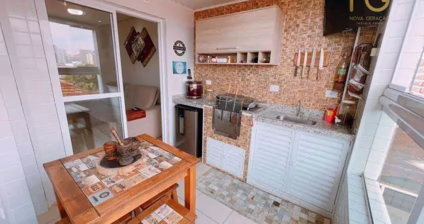 Apartamento com 2 dormitórios à venda, 83 m² por r$ 680.000,00 - boqueirão - praia grande/sp