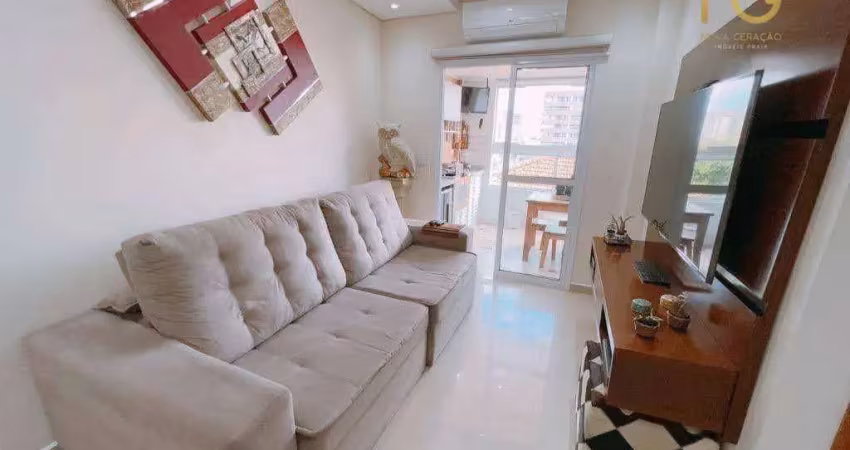 Apartamento com 2 dormitórios à venda, 83 m² por r$ 680.000,00 - boqueirão - praia grande/sp