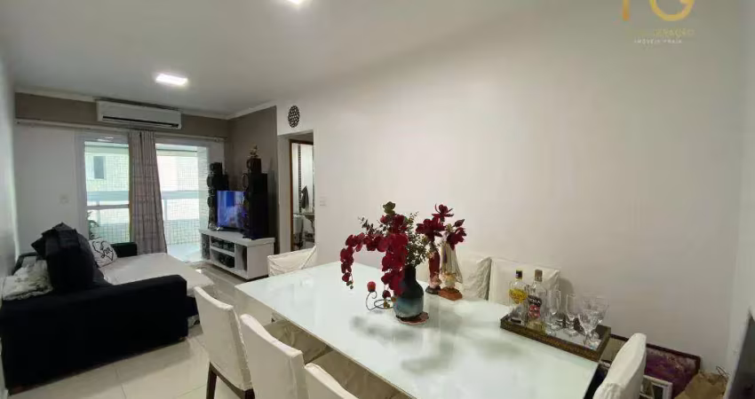 Apartamento com 2 dormitórios à venda, 93 m² por r$ 720.000,00 - vila guilhermina - praia grande/sp