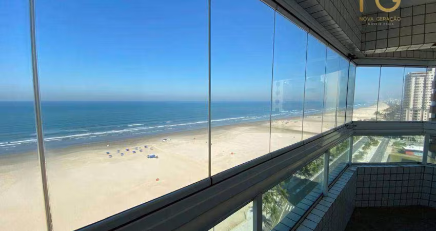 Apartamento com 4 dormitórios à venda, 164 m² por R$ 1.800.000,00 - Vila Guilhermina - Praia Grande/SP