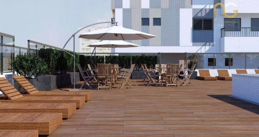 Apartamento com 3 dormitórios à venda, 121 m² por R$ 735.000,00 - Vila Guilhermina - Praia Grande/SP