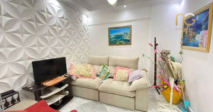 Apartamento com 1 dormitório à venda, 40 m² por r$ 245.000,00 - tupi - praia grande/sp