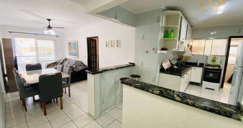 Apartamento com 2 dormitórios à venda, 77 m² por r$ 389.000,00 - vila assunção - praia grande/sp