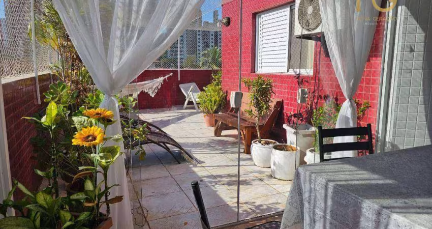 Apartamento Garden com 2 dormitórios à venda, 102 m² por R$ 649.000,00 - Canto do Forte - Praia Grande/SP