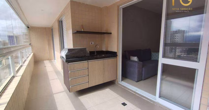 Apartamento com 2 dormitórios à venda, 84 m² por R$ 600.000,00 - Aviação - Praia Grande/SP