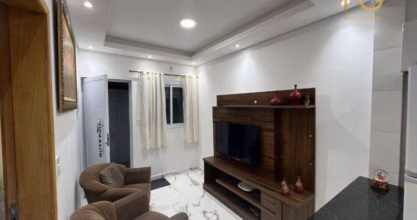 Casa com 2 dormitórios à venda por R$ 310.000,00 - Vila Assunção - Praia Grande/SP