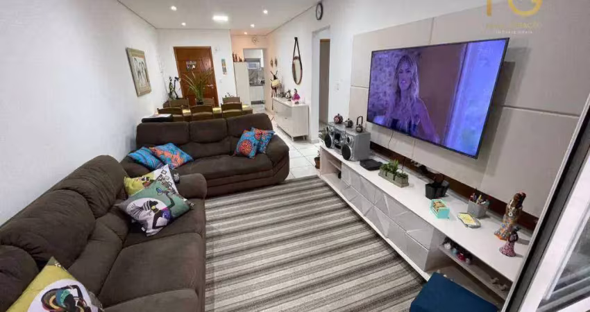 Apartamento com 3 dormitórios à venda, 106 m² por r$ 699.000,00 - tupi - praia grande/sp