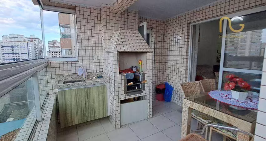 Apartamento com 2 dormitórios à venda, 83 m² por r$ 490.000,00 - vila assunção - praia grande/sp