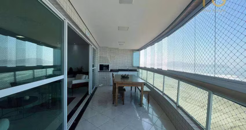 Apartamento alto padrão - 03 dormitorios 03 suites - frente mar - bairro aviação/praia grande-sp