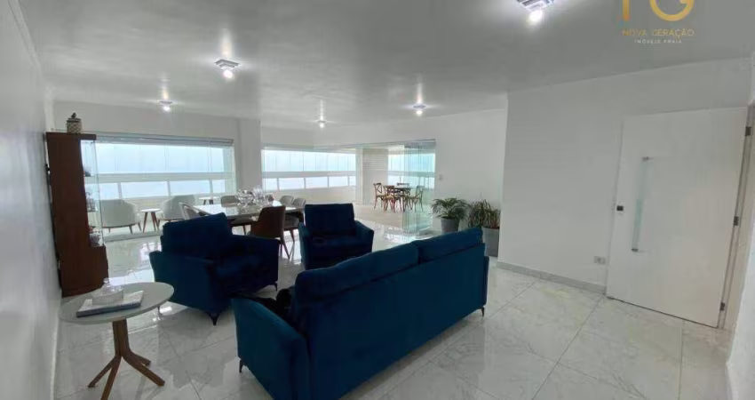 Apartamento com 4 dormitórios à venda, 295 m² por R$ 3.200.000,00 - Vila Guilhermina - Praia Grande/SP