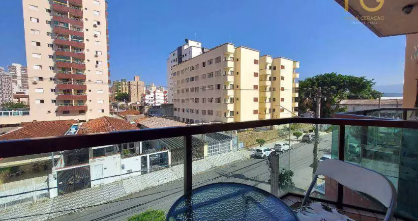 Apartamento com 2 dormitórios à venda, 70 m² por r$ 299.000,00 - tupi - praia grande/sp