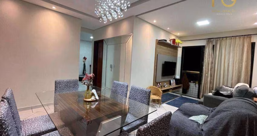 Apartamento com 3 dormitórios à venda, 84 m² por R$ 580.000,00 - Aviação - Praia Grande/SP