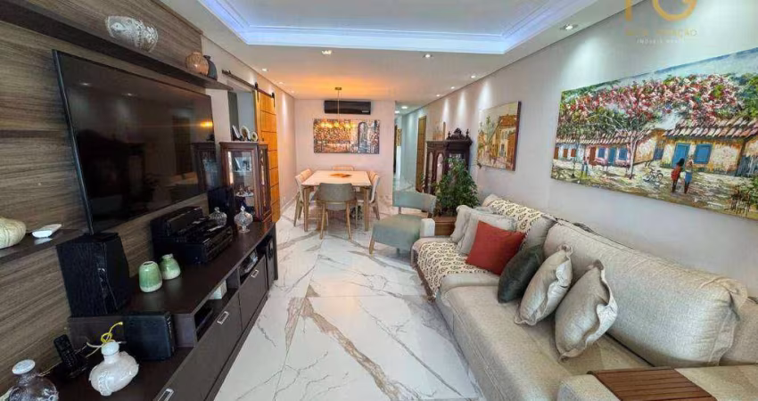 Apartamento com 3 dormitórios à venda, 172 m² por R$ 1.549.000,00 - Aviação - Praia Grande/SP
