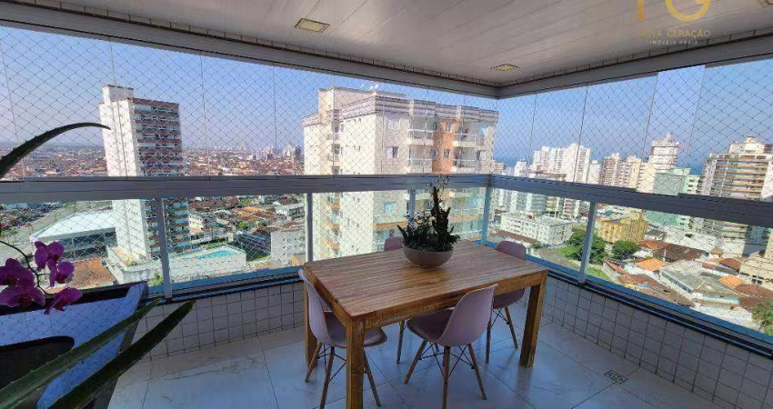 Apartamento com 3 dormitórios à venda, 110 m² por R$ 785.000,00 - Vilamar - Praia Grande/SP